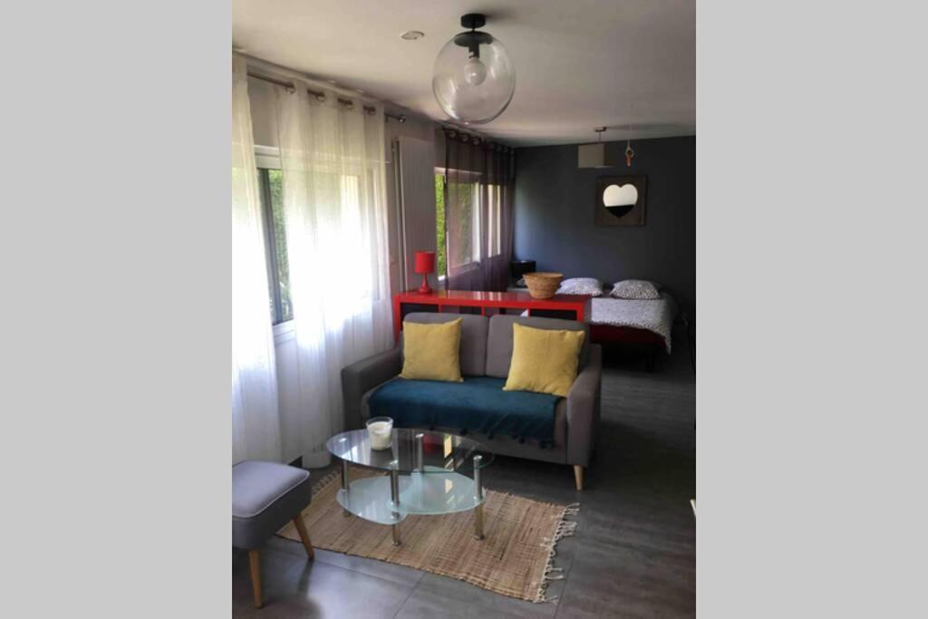 Bel Appartement En Rez De Jardin, 10Min Centre Et 300M Quais De Seine Wifi Rouen Esterno foto
